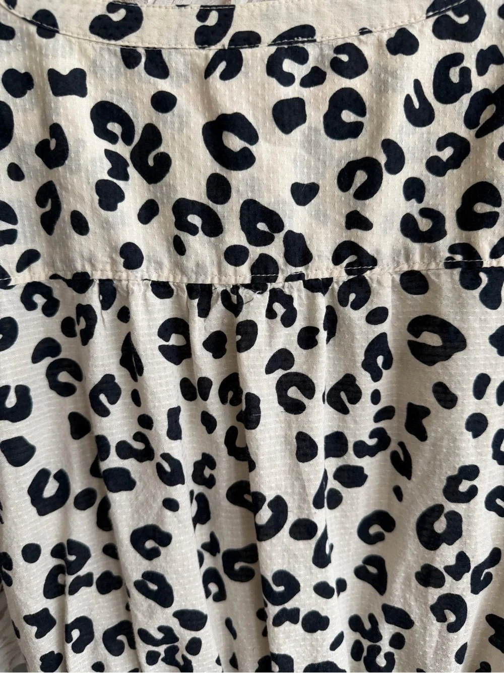 Gap Leopard Print Shirt Dress, Girls M